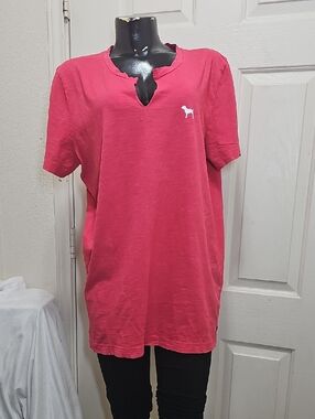 Pink By Victoria's Secret Short-Sleeve Wonmen's Tee with PNK Dog Logo